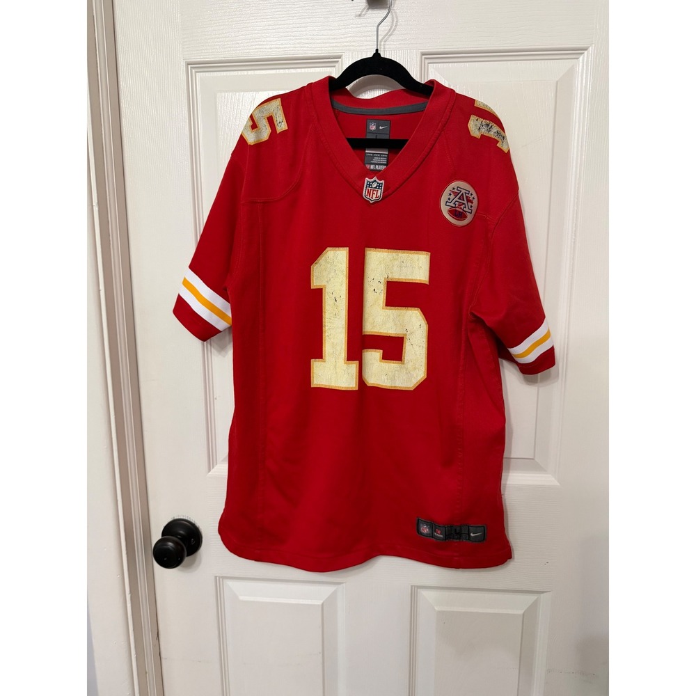 Nike Kansas City Chiefs Patrick Mahomes 15 Youth Jersey Red Size L 14/16